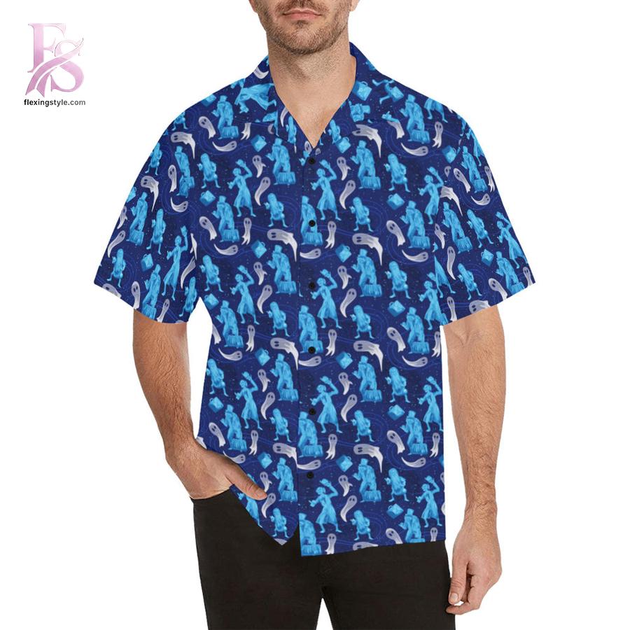 Stylish Disney Haunted Mansion Hitchhiking Ghosts Hawaiian Shirt 1 product with modern design and comfortable fit