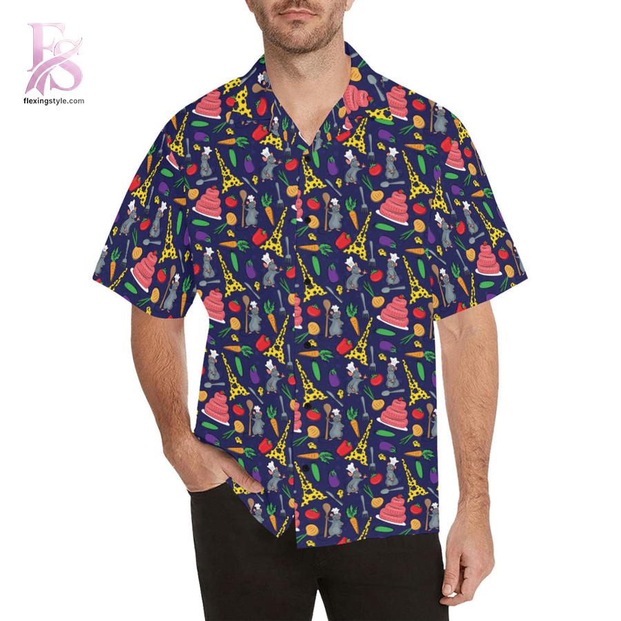 Disney Ratatouille Chef Hawaiian Shirt 1 designed for a modern and relaxed outfit