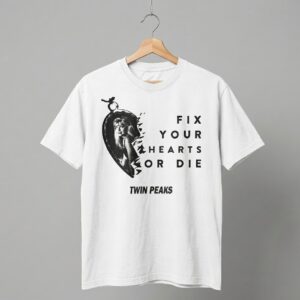 Fix Your Hearts or Die Shirt designed for a modern and relaxed outfit