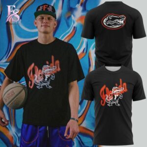 Fashion forward wardrobe staple featured in Florida Gators Basketball Y2K Throwback Shirt 1 blending simplicity with bold personality