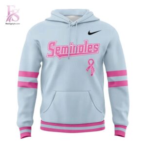 Florida State Seminoles Softball Paint it Pink Hoodie 2 designed for a modern and relaxed outfit