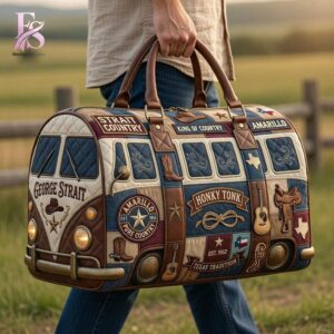 Elegant everyday fashion essential presented in George Strait Country Quilted Duffle Bag 2 suitable for relaxed and smart casual outfits