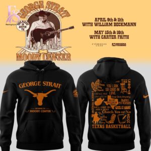 Casual outfit inspiration displayed in George Strait returns to Moody Center on April 9 and 11 Texas Longhorns Hoodie 3 ideal for relaxed and street style outfits