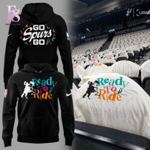 Premium fashion piece highlighted in Go Spurs Go Ready to Ride San Antonio Spurs Hoodie 1 with soft fabric and modern fit