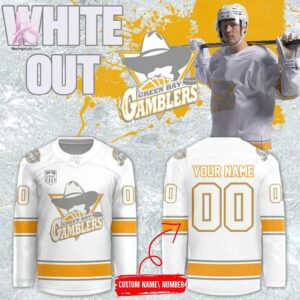 Casual outfit inspiration displayed in Green Bay Gamblers 2026 Throwback Hockey Jersey 1 ideal for relaxed and street style outfits
