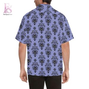 Stylish Haunted Mansion wallpaper Hawaiian Shirt 2 product with modern design and comfortable fit