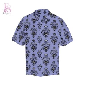 Stylish Haunted Mansion wallpaper Hawaiian Shirt 3 product with modern design and comfortable fit