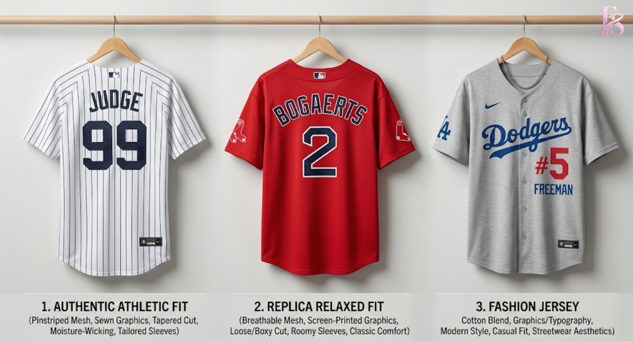 Different types of baseball jerseys offer different fits—choose the one that matches your style and comfort.