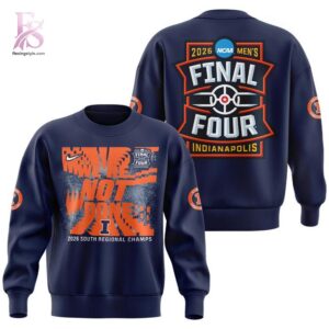 Illinois Fighting Illini 2026 NCAA Men s Basketball Tournament March Madness Final Four Hoodie 3 shown with a bold look and clean finish
