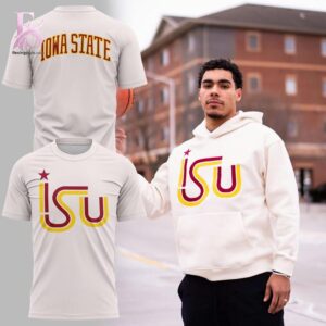 Fashion forward wardrobe staple featured in Iowa State Cyclones 1980s Applique Shirt 1 blending simplicity with bold personality