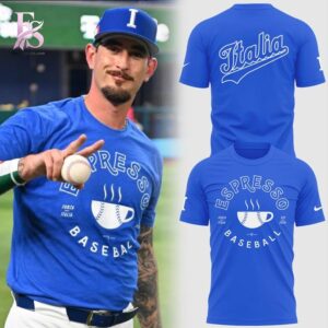 Italy Espresso Baseball T Shirt 1 highlighting its unique style and everyday comfort