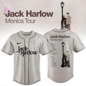 Style made simple with Jack Harlow Monica Tour 2026 Baseball Jersey 1