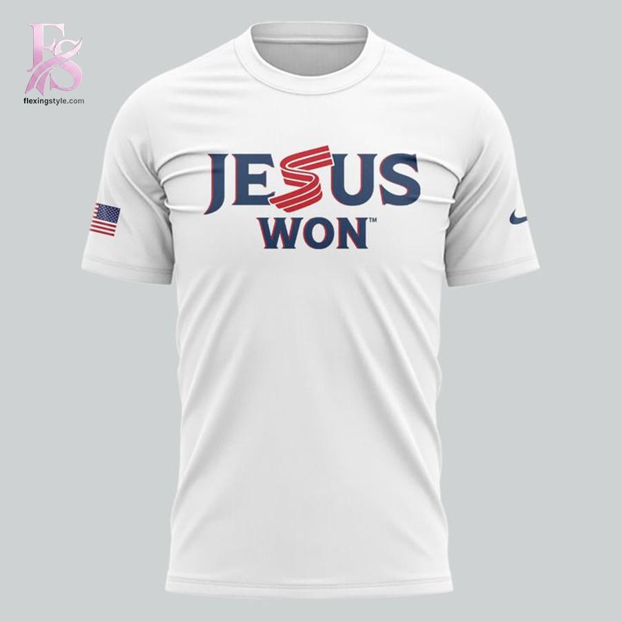 Jesus Won John 16 33 United States National Baseball Team T Shirt 2 highlighting its unique style and everyday comfort