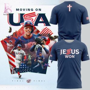 Jesus Won John 16 33 United States National Baseball Team T Shirt 4 highlighting its unique style and everyday comfort
