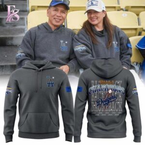 Los Angeles Dodgers Back to Back World Champions Hoodie 1 shown with a bold look and clean finish