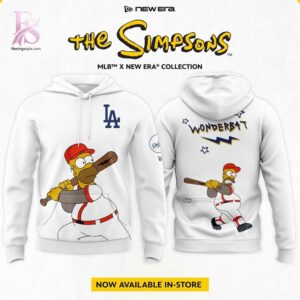 Everyday wardrobe essential presented in Los Angeles Dodgers MLB Simpsons Wonderbat New Era Hoodie 1 suitable for versatile styling options