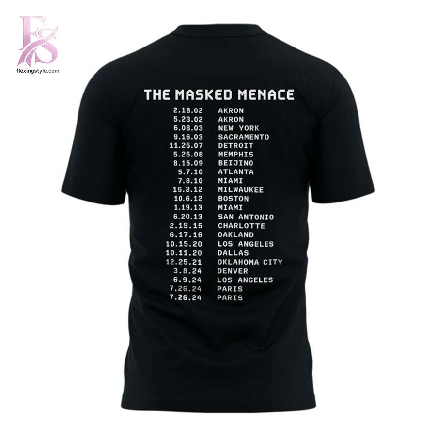 Stylish Los Angeles Lakers LeBron Masked Menace T shirt 3 product with modern design and comfortable fit