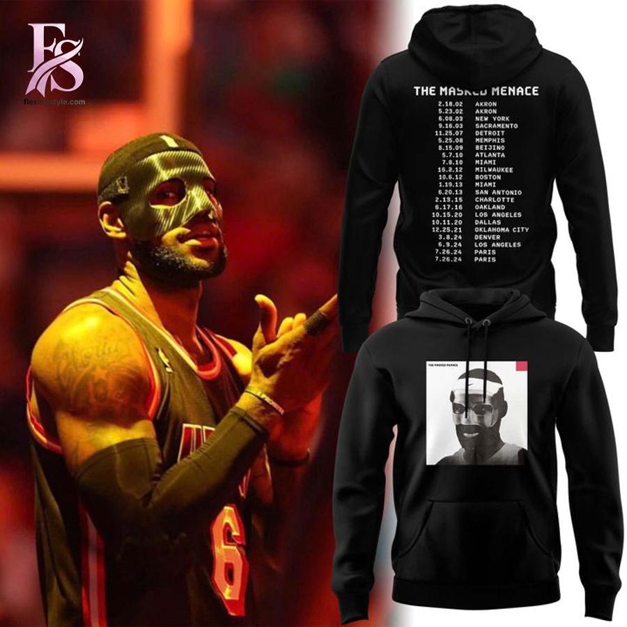 Stylish Los Angeles Lakers LeBron Masked Menace T shirt 4 product with modern design and comfortable fit