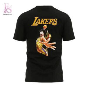 Los Angeles Lakers Luffy One Piece Shirt 3 crafted for a casual and trendy everyday style
