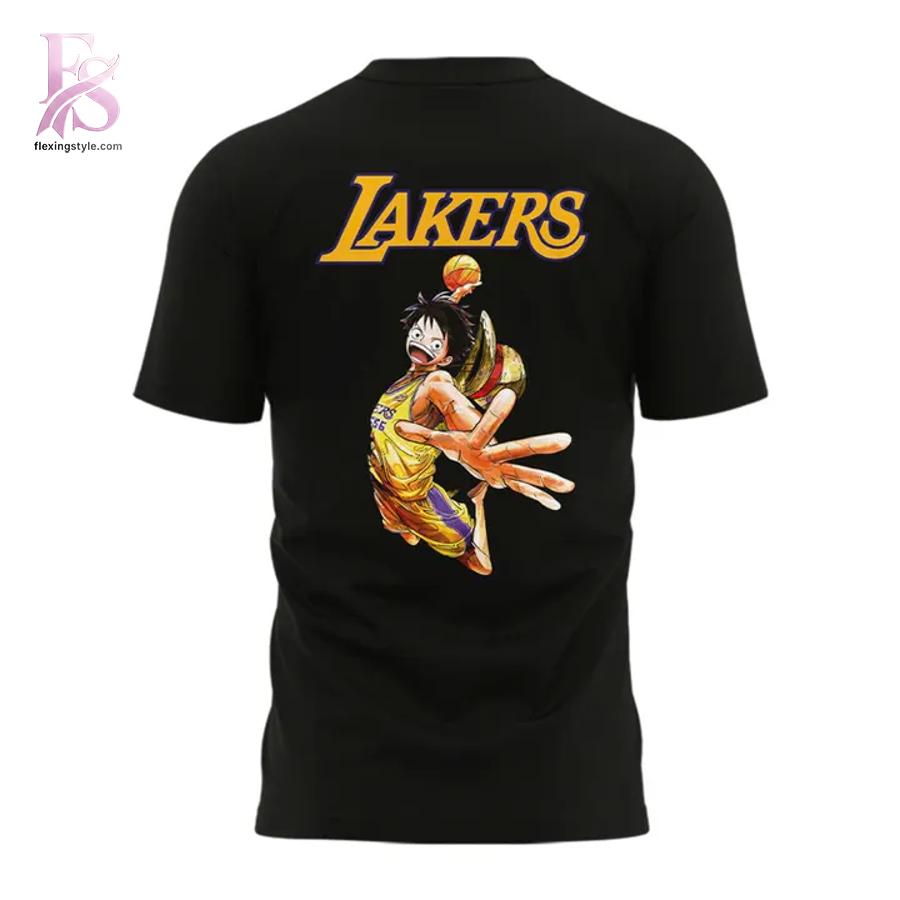 Los Angeles Lakers Luffy One Piece Shirt 3 crafted for a casual and trendy everyday style