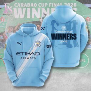 Comfortable and breathable fabric detail shown in Manchester City Carabao Cup Winner s 2026 Shirt 2 crafted for all day wear