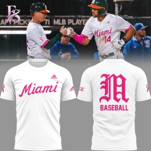 Miami Hurricanes Baseball Fight Against Cancer 2026 Hoodie 3 highlighting its unique style and everyday comfort