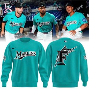 Everyday wardrobe essential presented in Miami Marlins classic logo Shirt 3 suitable for versatile styling options