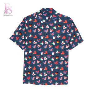 Stylish Mickey Mouse country flag Hawaiian Shirt 3 product with modern design and comfortable fit