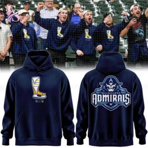 Minimalist fashion design shown in Milwaukee Admirals Brewers Hoodie 1 perfect for everyday wear and urban looks