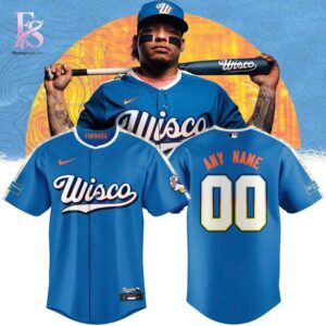 Premium fashion piece highlighted in Milwaukee Brewers 2026 City Connect Baseball Jersey 1 with soft fabric and modern fit