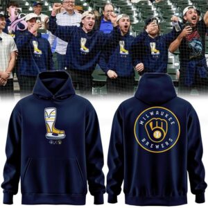 Premium fashion piece highlighted in Milwaukee Brewers Admirals Hoodie 1 with soft fabric and modern fit