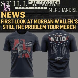 Premium fashion piece highlighted in Morgan Wallen Still The Problem Tour 2026 Hoodie 2 with soft fabric and modern fit
