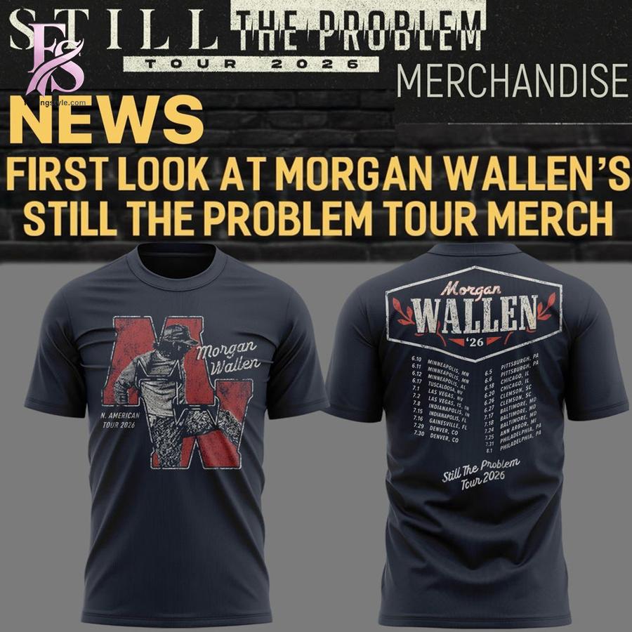 Premium fashion piece highlighted in Morgan Wallen Still The Problem Tour 2026 Hoodie 2 with soft fabric and modern fit