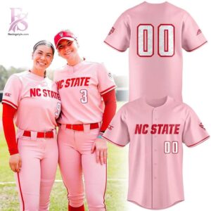 Comfortable and breathable fabric detail shown in NC State Wolfpack Dogwood Flower Jersey 1 crafted for all day wear