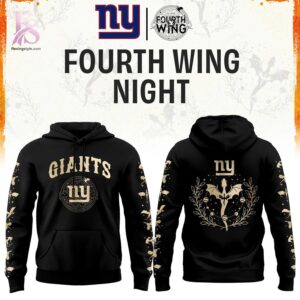 New York Giants Fourth Wings Night Hoodie 1 designed for a modern and relaxed outfit