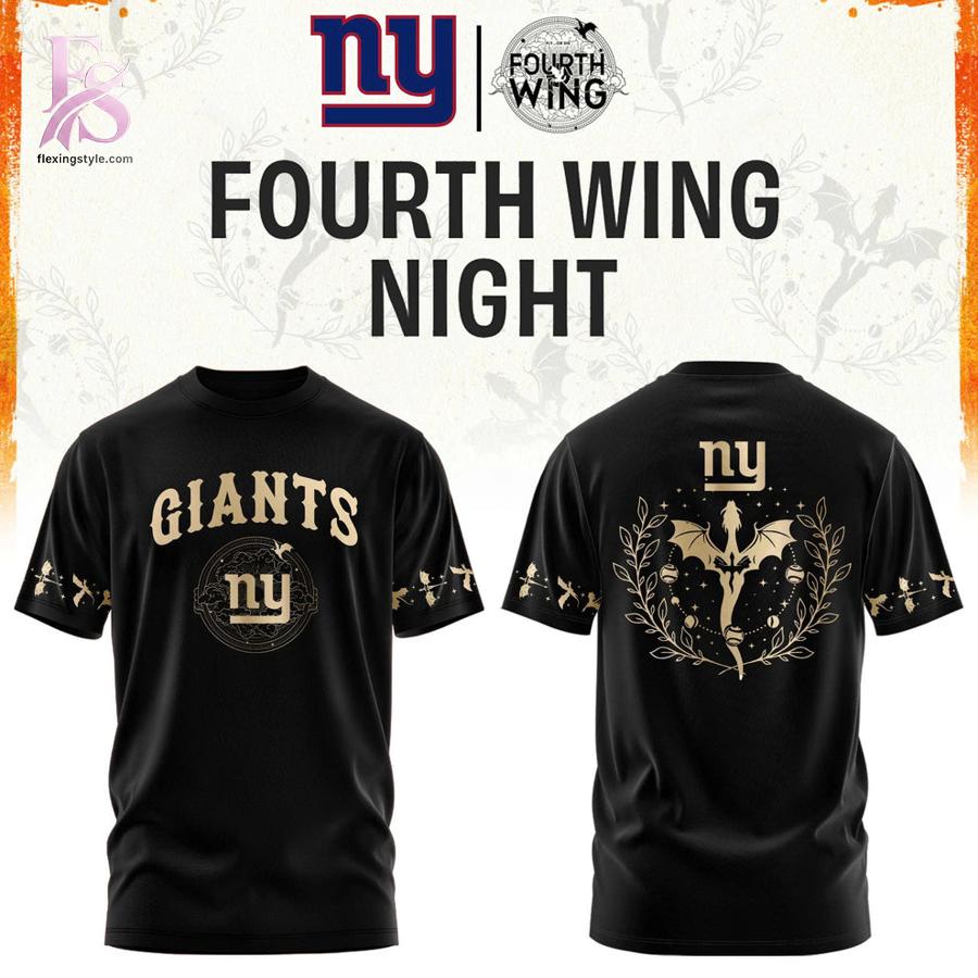 New York Giants Fourth Wings Night Hoodie 2 designed for a modern and relaxed outfit