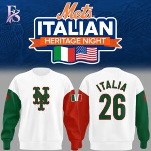 Everyday wardrobe essential presented in New York Mets 2026 Italian Heritage Celebration Hoodie 2 suitable for versatile styling options