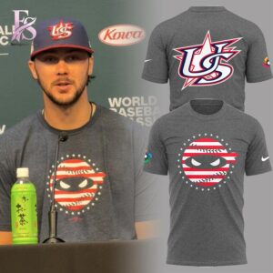 Minimalist fashion design suitable for casual and streetwear looks in Ninja Usa Baseball Shirt 1