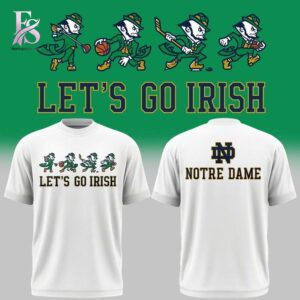 Everyday wardrobe essential presented in Notre Dame Fighting Irish LET S GO IRISH Shirt 1 suitable for versatile styling options