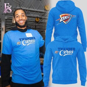 Fashion forward wardrobe staple featured in Oklahoma City Thunder Cares Shirt 2 blending simplicity with bold personality