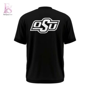 Style made simple with Oklahoma State Cowboys Baseball Blackout O Brate T Shirt 3