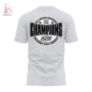 Oklahoma State Cowboys Wrestling 2026 Champions T shirt 3 highlighting its unique style and everyday comfort