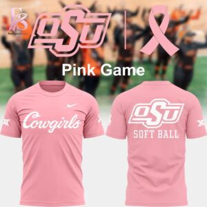 Style made simple with Oklahoma State Cowgirls softball pink Shirt 1