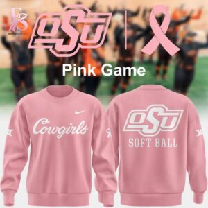 Style made simple with Oklahoma State Cowgirls softball pink Shirt 3