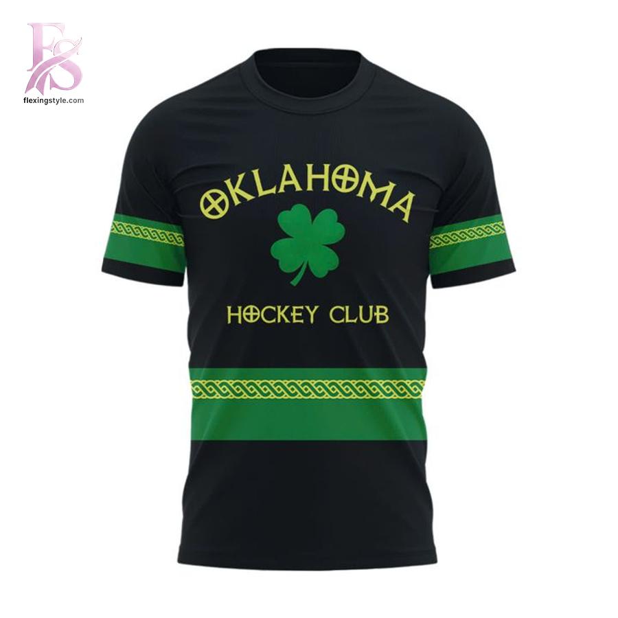 Oklahoma Warriors St Patrick s Day Uniform Shirt 2 highlighting its unique style and everyday comfort