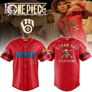 One Piece Film 2026 Milwaukee Brewers Jersey 1 designed for a modern and relaxed outfit