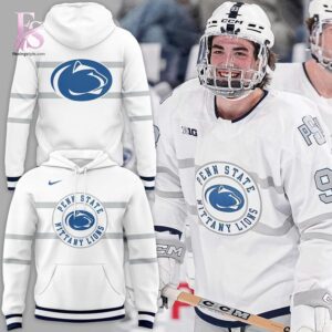 Penn State Nittany Lions Hockey Throwback Uniform Hoodie 1 highlighting its unique style and everyday comfort