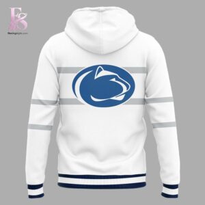 Penn State Nittany Lions Hockey Throwback Uniform Hoodie 3 highlighting its unique style and everyday comfort