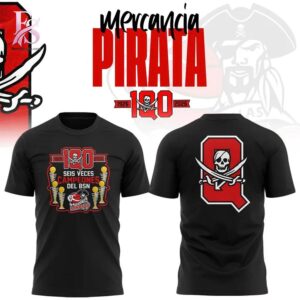 Piratas de Quebradillas 2026 Black T shirt 1 shown with a bold look and clean finish