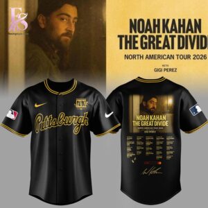 Pittsburgh Pirates x Noah Kahan The Great Divide Tour 2026 Jersey 1 featuring a versatile design for daily wear